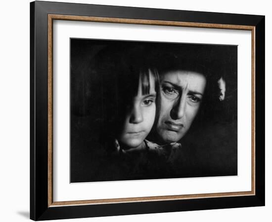 Italian Actress Anna Magnani Appearing in the Movie "Bellissima"-Alfred Eisenstaedt-Framed Photographic Print