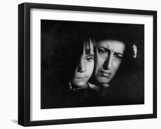 Italian Actress Anna Magnani Appearing in the Movie "Bellissima"-Alfred Eisenstaedt-Framed Photographic Print