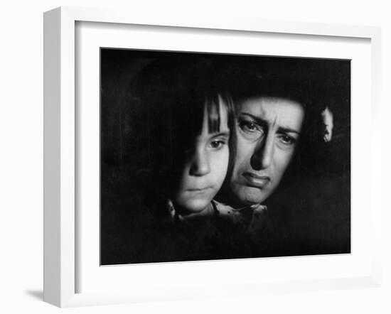 Italian Actress Anna Magnani Appearing in the Movie "Bellissima"-Alfred Eisenstaedt-Framed Photographic Print