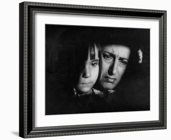 Italian Actress Anna Magnani Appearing in the Movie "Bellissima"-Alfred Eisenstaedt-Framed Photographic Print