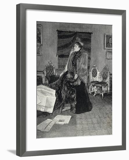 Italian Actress Eleonora Duse-null-Framed Giclee Print