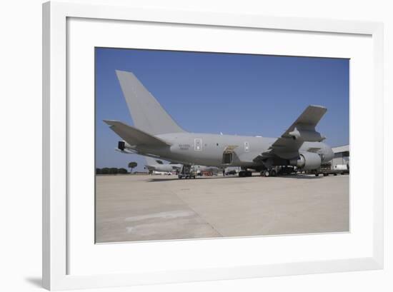 Italian Air Force Kc-767A Tanker Planes at Pratica Di Mare Air Base, Italy-Stocktrek Images-Framed Photographic Print
