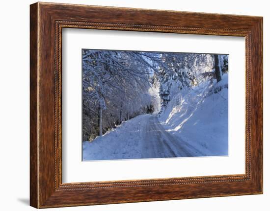 Italian Alps in Winter, Aosta Valley, Italy, Europe-Angelo-Framed Photographic Print