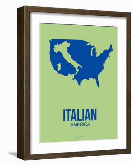 Italian America Poster 1-NaxArt-Framed Art Print