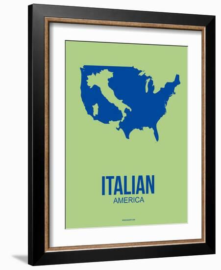 Italian America Poster 1-NaxArt-Framed Art Print