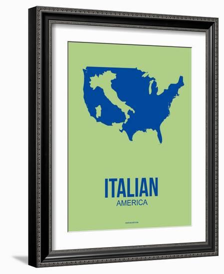 Italian America Poster 1-NaxArt-Framed Art Print