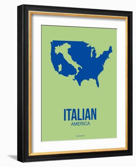 Italian America Poster 1-NaxArt-Framed Art Print