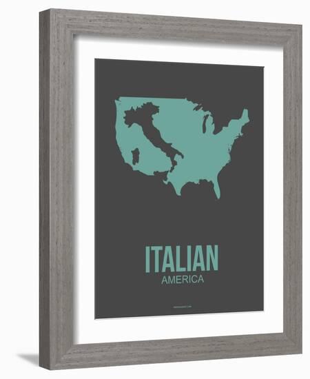Italian America Poster 2-NaxArt-Framed Art Print