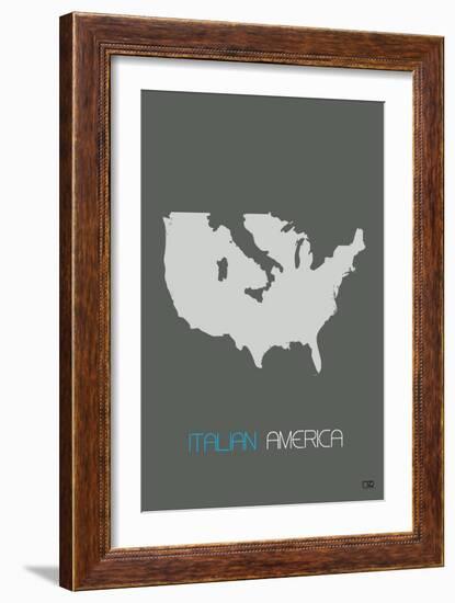 Italian America-NaxArt-Framed Art Print