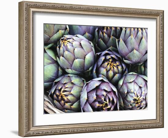 Italian Artichokes (With Spines) in a Basket-Mario Matassa-Framed Photographic Print