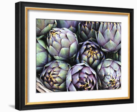 Italian Artichokes (With Spines) in a Basket-Mario Matassa-Framed Photographic Print