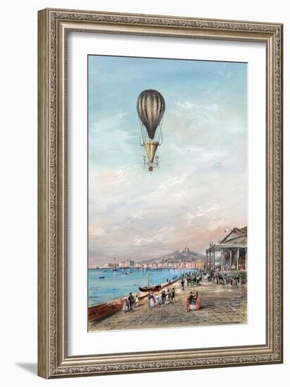 Italian Ballon Ascension-null-Framed Art Print