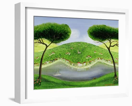 Italian Bay-Mark Baring-Framed Giclee Print