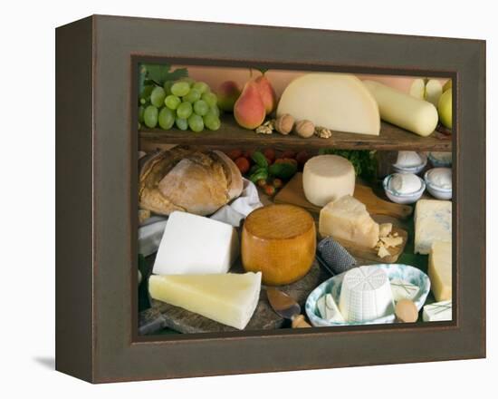 Italian Cheeses, Italy-Nico Tondini-Framed Premier Image Canvas