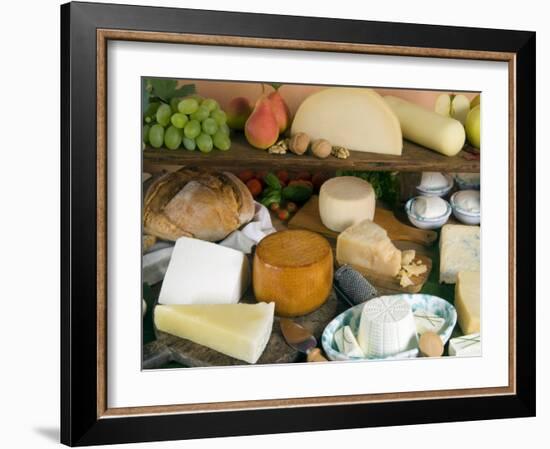 Italian Cheeses, Italy-Nico Tondini-Framed Photographic Print