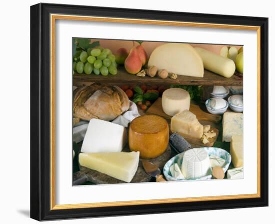 Italian Cheeses, Italy-Nico Tondini-Framed Photographic Print