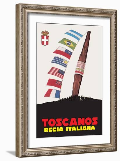 Italian Cigar-null-Framed Art Print