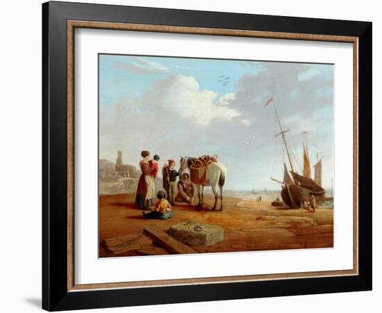 Italian Coast Scene-William Clarkson Stanfield-Framed Giclee Print