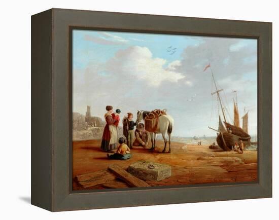 Italian Coast Scene-William Clarkson Stanfield-Framed Premier Image Canvas