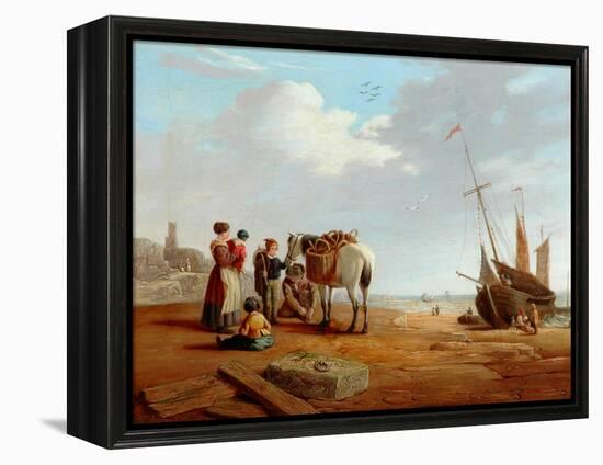 Italian Coast Scene-William Clarkson Stanfield-Framed Premier Image Canvas