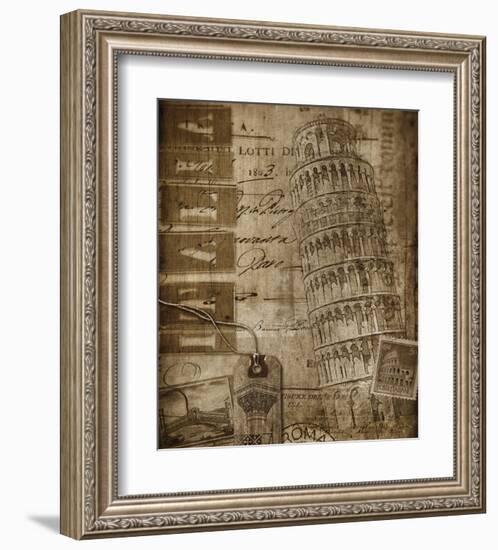 Italian Collage-Dawne Polis-Framed Art Print