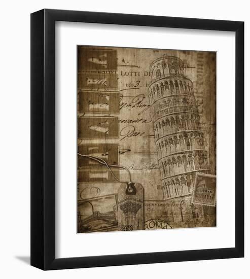 Italian Collage-Dawne Polis-Framed Art Print