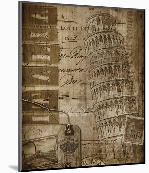 Italian Collage-Dawne Polis-Mounted Art Print