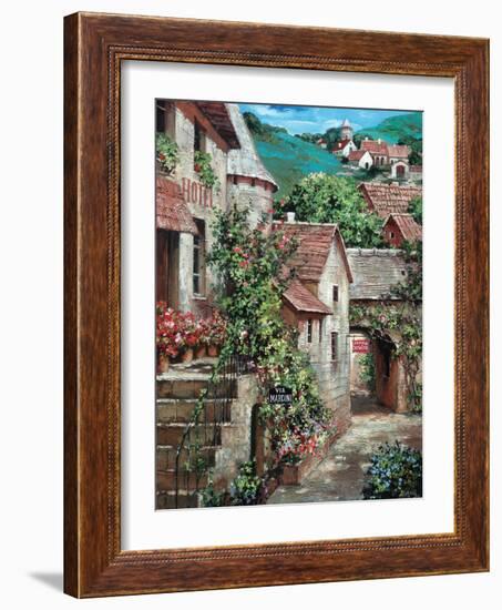 Italian Country Village I-Roger Duvall-Framed Art Print