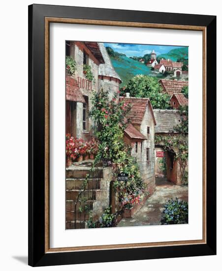 Italian Country Village I-Roger Duvall-Framed Art Print