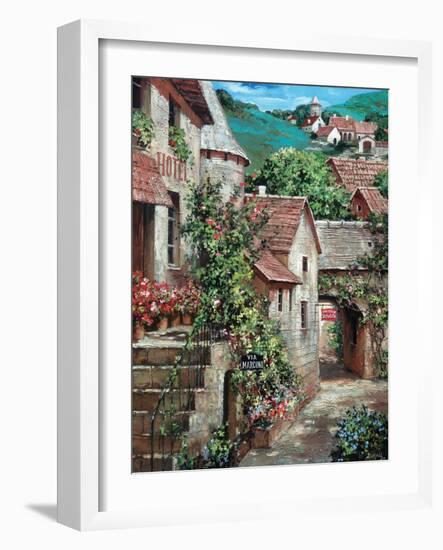 Italian Country Village I-Roger Duvall-Framed Art Print