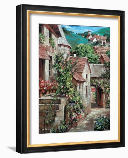 Italian Country Village I-Roger Duvall-Framed Art Print
