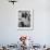 Italian Enzo Ferrari (Left), Looks over a 1959 Racing Car with Technicians-null-Framed Photo displayed on a wall