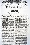 Extract of the Hippocratic Oath in Latin and Greek, 1588 (Vellum)-Italian-Giclee Print