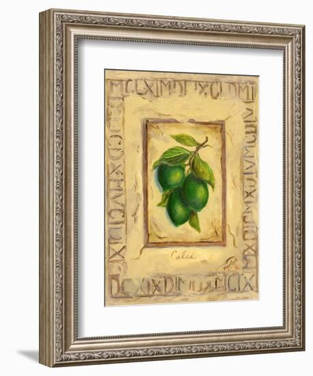 Italian Fruit Limes-Marilyn Dunlap-Framed Art Print