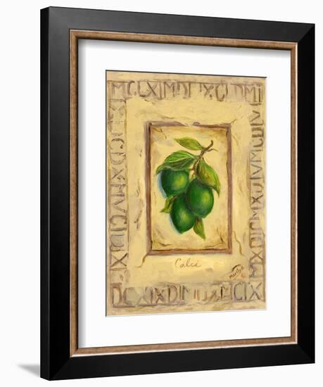 Italian Fruit Limes-Marilyn Dunlap-Framed Art Print