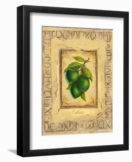 Italian Fruit Limes-Marilyn Dunlap-Framed Art Print