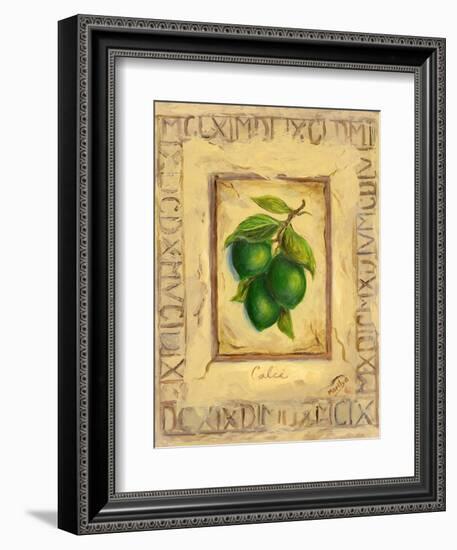 Italian Fruit Limes-Marilyn Dunlap-Framed Art Print