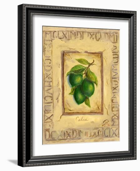 Italian Fruit Limes-Marilyn Dunlap-Framed Art Print