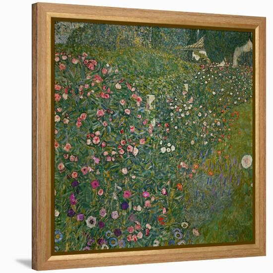 Italian Garden Landscape, 1917-Gustav Klimt-Framed Premier Image Canvas