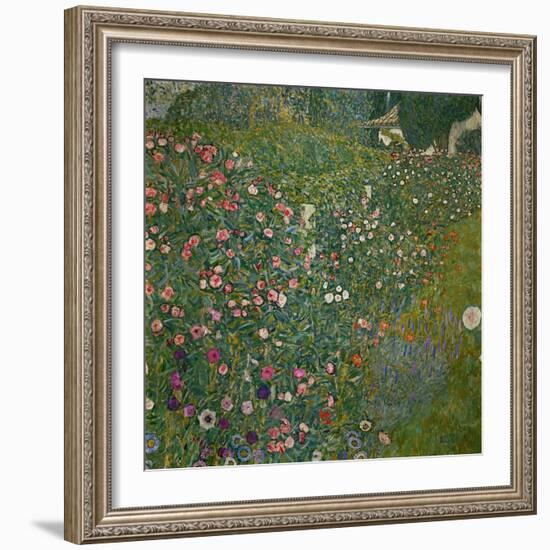 Italian Garden Landscape, 1917-Gustav Klimt-Framed Giclee Print