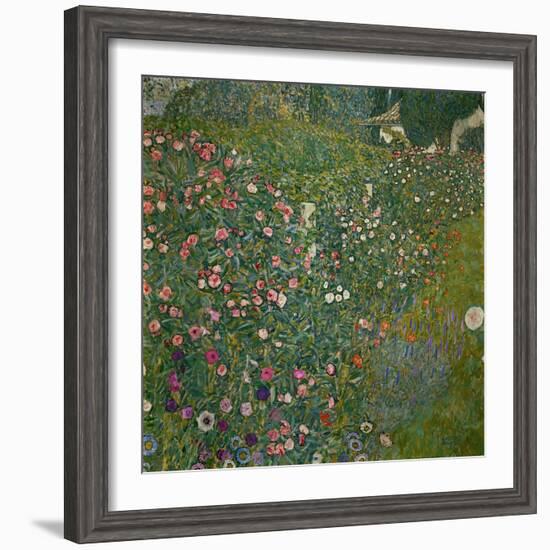 Italian Garden Landscape, 1917-Gustav Klimt-Framed Giclee Print