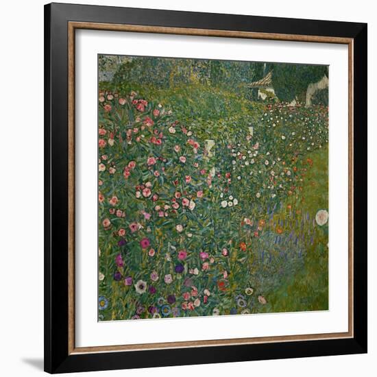 Italian Garden Landscape, 1917-Gustav Klimt-Framed Giclee Print