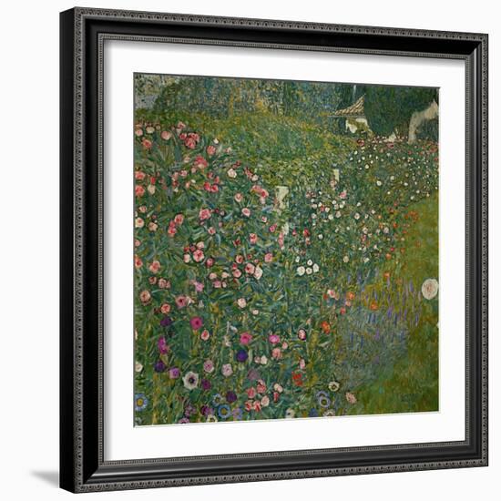 Italian Garden Landscape, 1917-Gustav Klimt-Framed Giclee Print