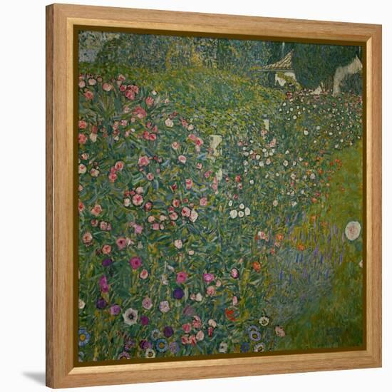 Italian garden landscape. Oil on canvas.-Gustav Klimt-Framed Premier Image Canvas