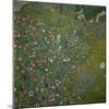 Italian garden landscape. Oil on canvas.-Gustav Klimt-Mounted Giclee Print