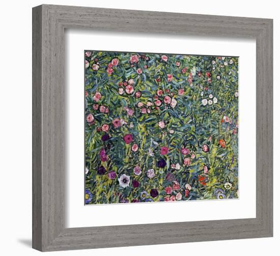 Italian Garden Landscape-Gustav Klimt-Framed Giclee Print