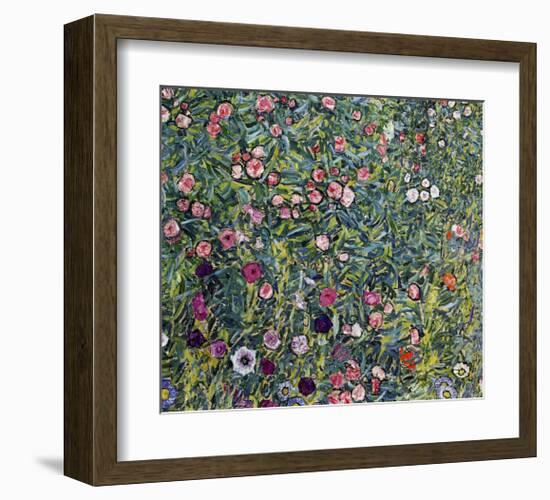 Italian Garden Landscape-Gustav Klimt-Framed Giclee Print