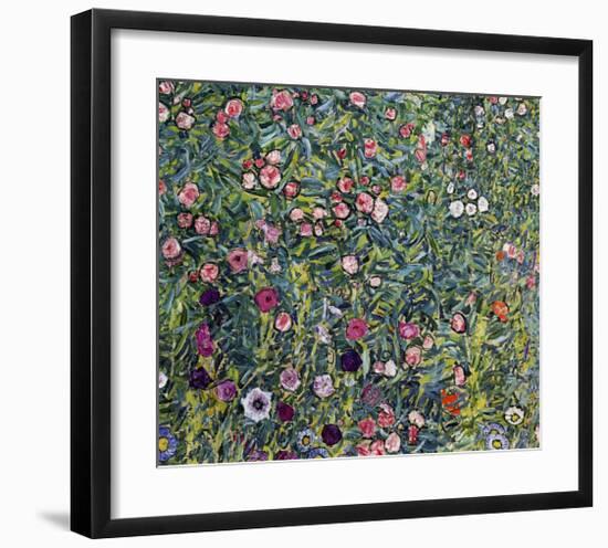 Italian Garden Landscape-Gustav Klimt-Framed Giclee Print