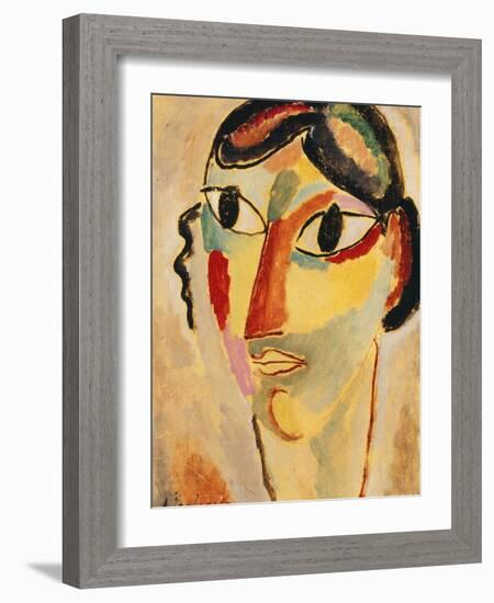 Italian Girl, 1918-Alexej Von Jawlensky-Framed Giclee Print