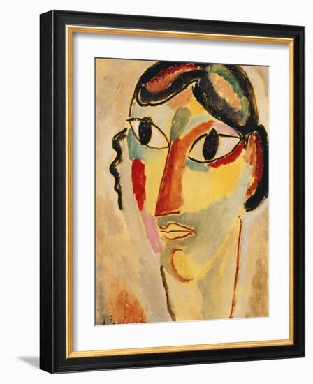 Italian Girl, 1918-Alexej Von Jawlensky-Framed Giclee Print